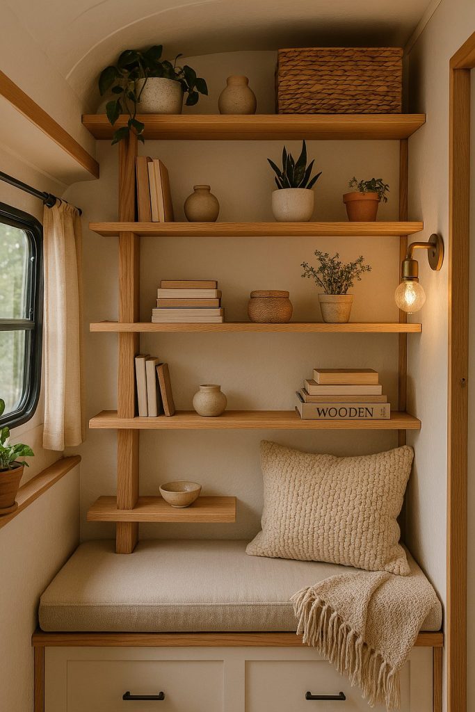 Floor-To-Ceiling Shelving
