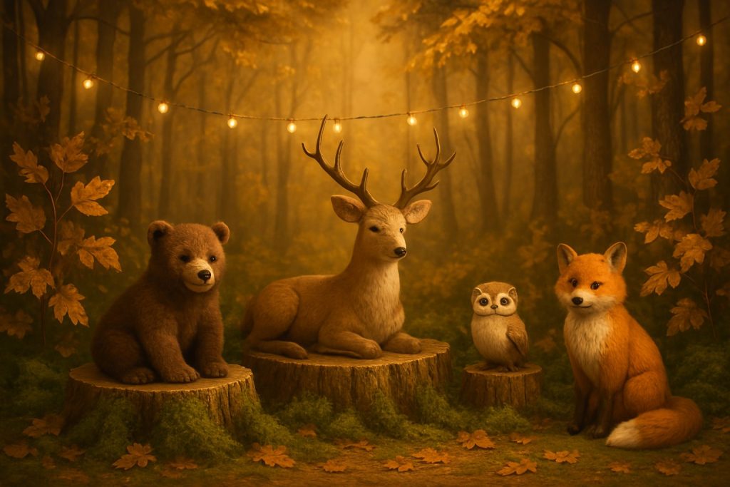 Forest-Themed Photo Backdrop