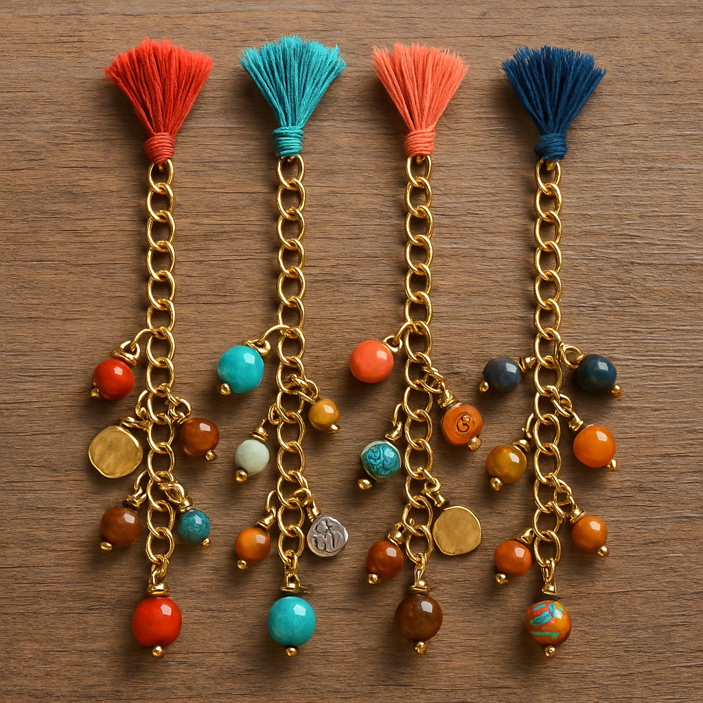 Gypsy Chain with Multi-Bead Charm Mix