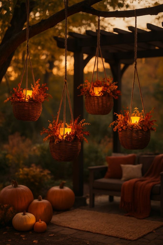 Hanging Basket Lanterns