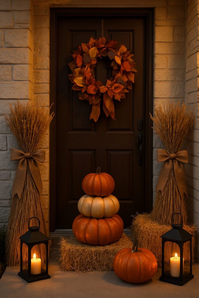 Harvest-Inspired Door Décor
