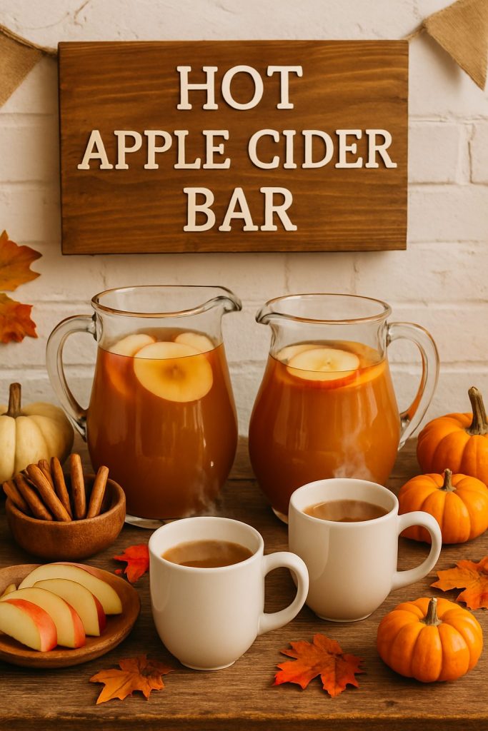 Hot Apple Cider Bar