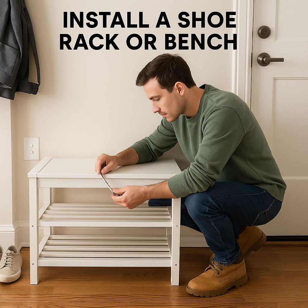 Install a Shoe Rack or Bench