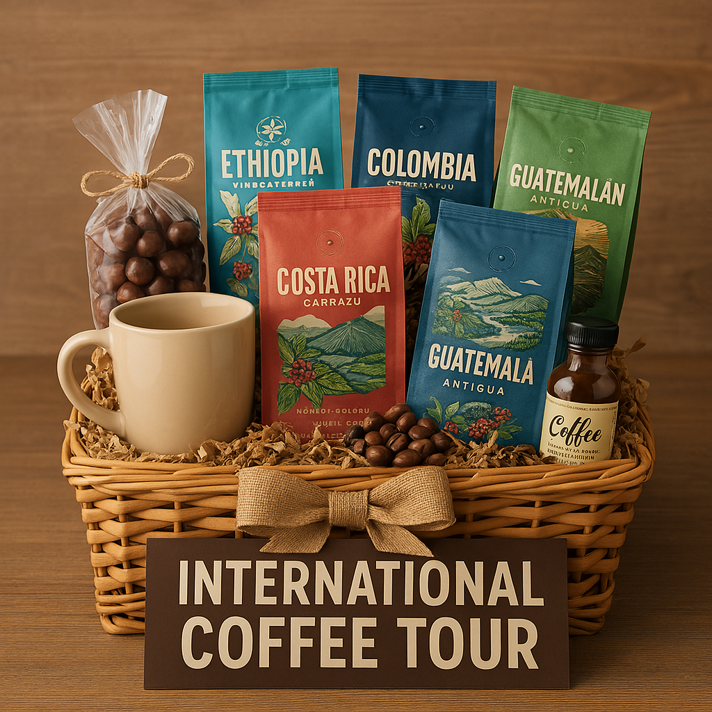 International Coffee Tour Basket