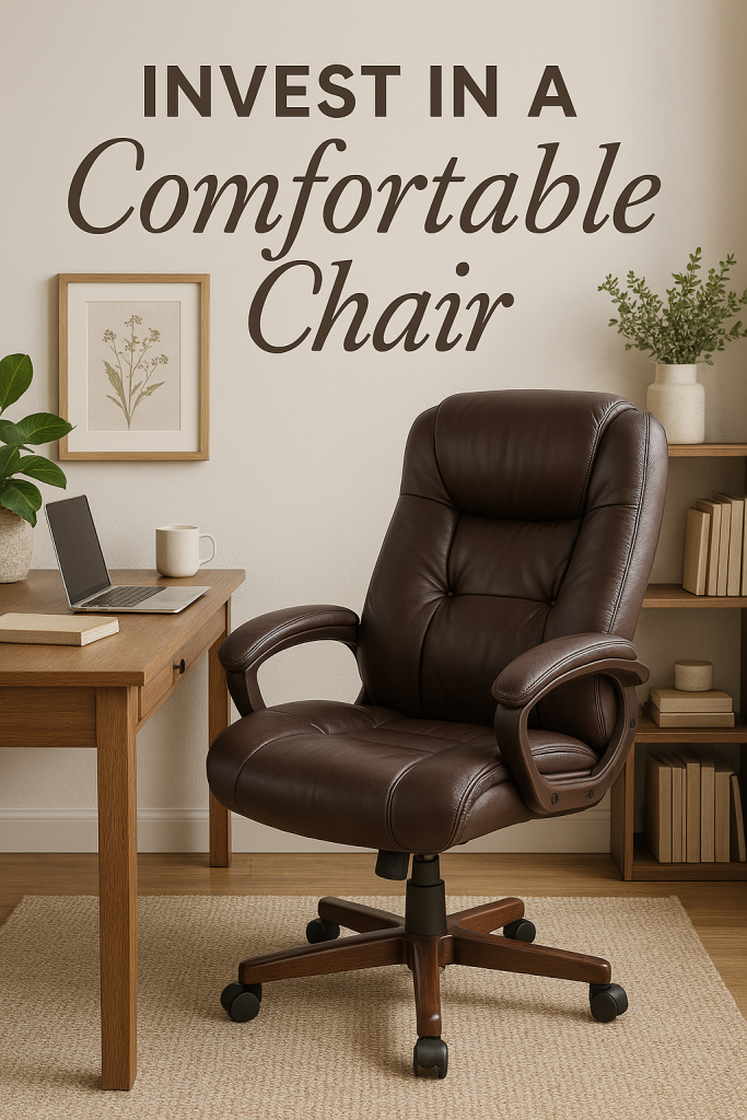 Invest in a Comfortable Chair
