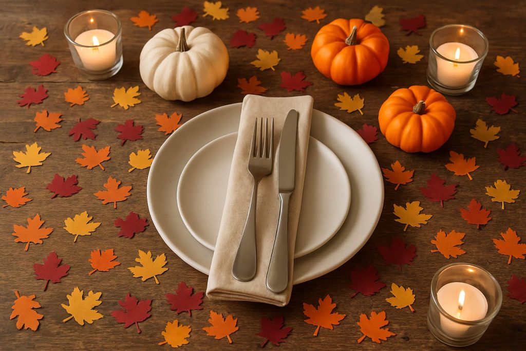 Leaf Confetti & Table Decor