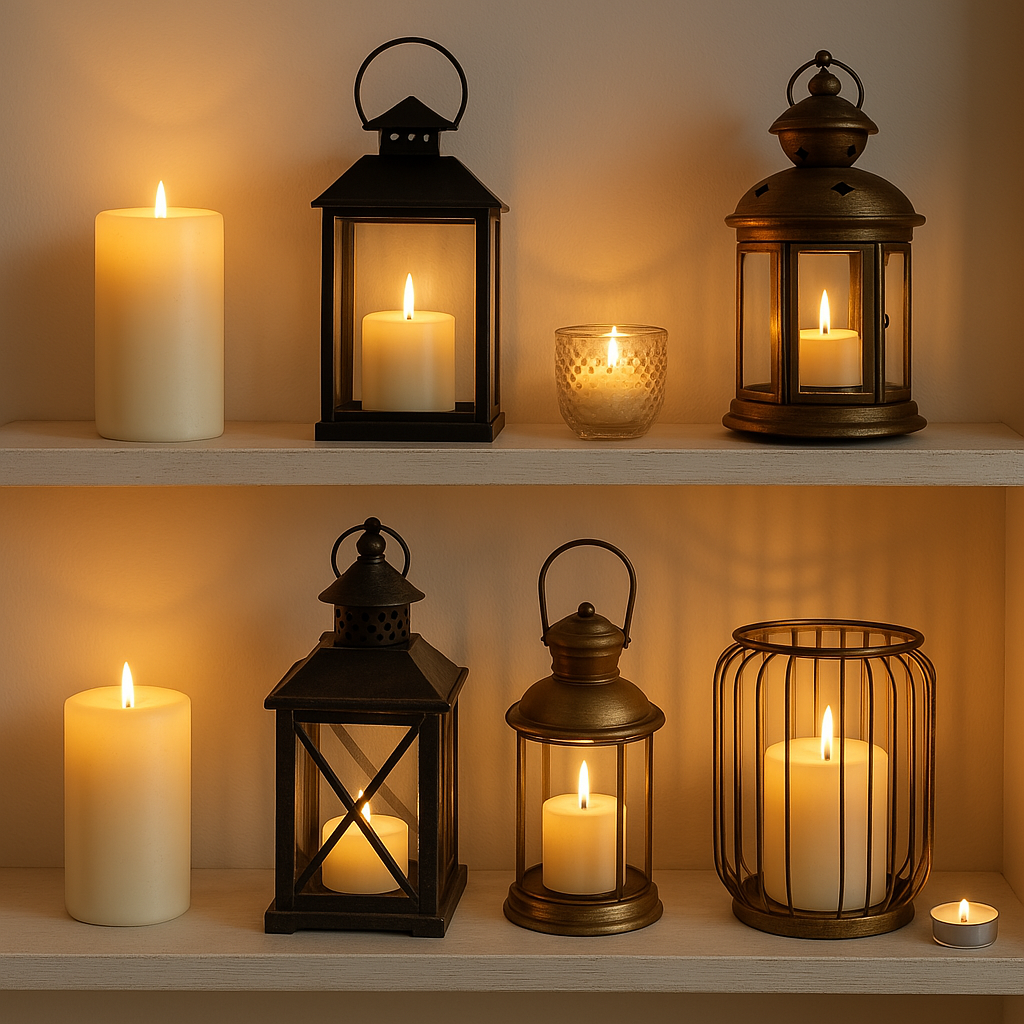 Light It Up with Candles and Lanterns