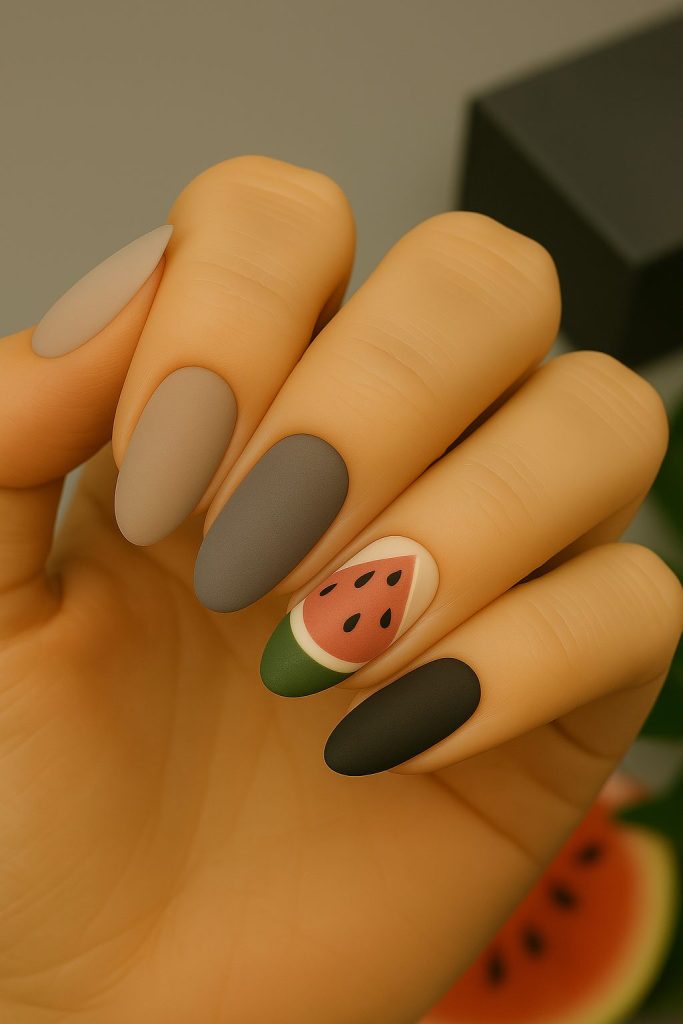 Matte Nails for a Sleek, Contemporary Finish