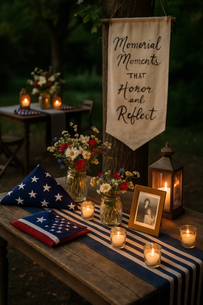 Memorial Moments That Honor and Reflect