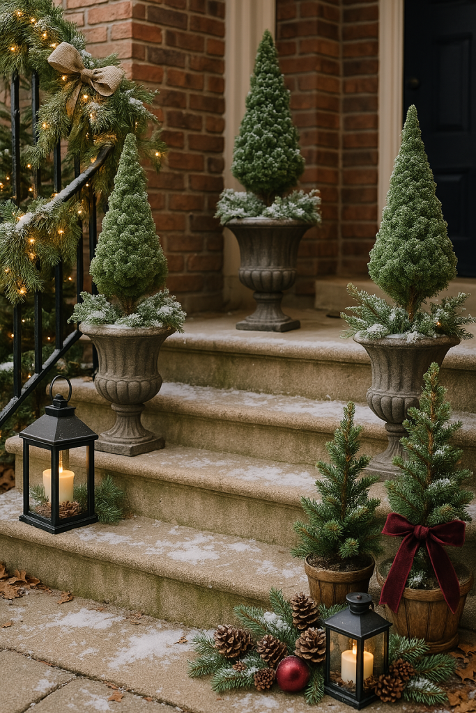 Mini Christmas Trees or Topiaries