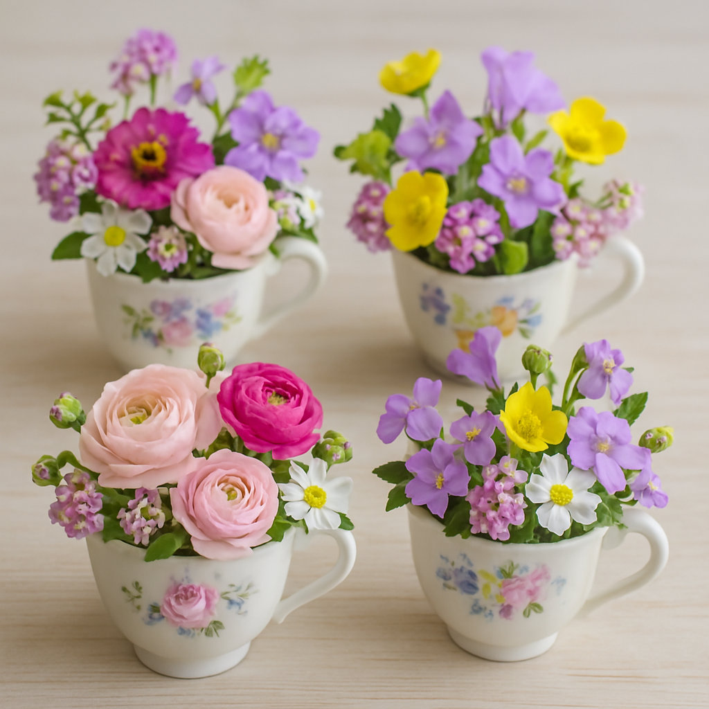 Miniature Teacup Posies