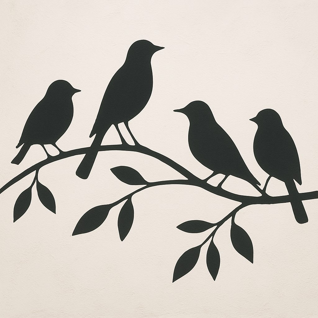 Minimalist Bird Silhouettes