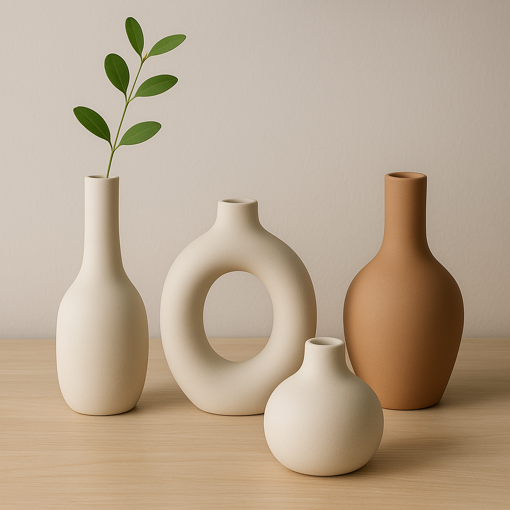 Minimalist Ceramic Vases
