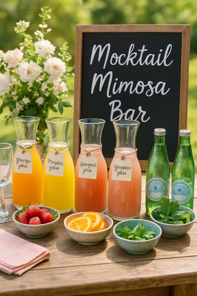 Mocktail Mimosa Bar
