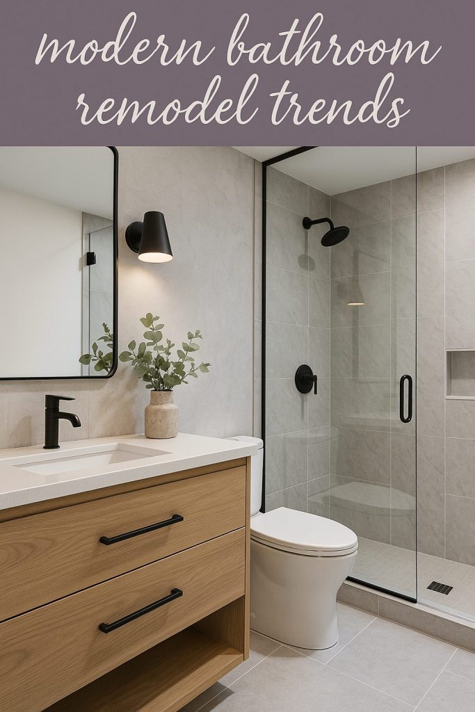 10 Modern Bathroom Remodel Trends