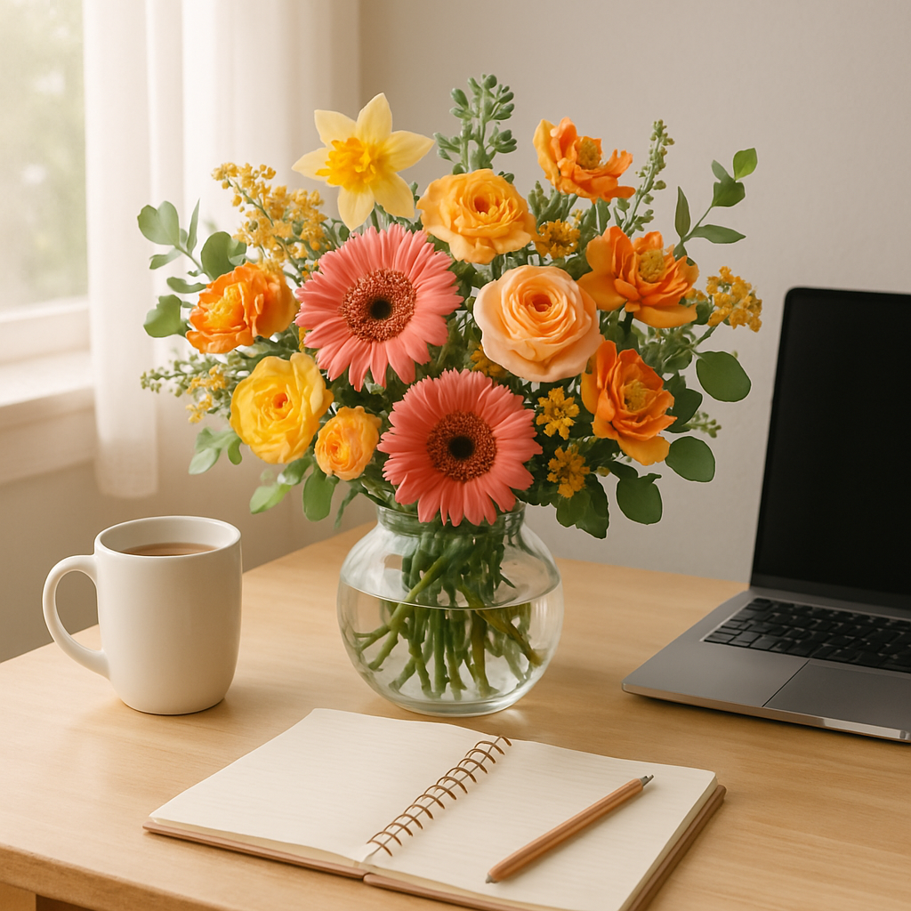 Mood-Boosting Desk Arrangement