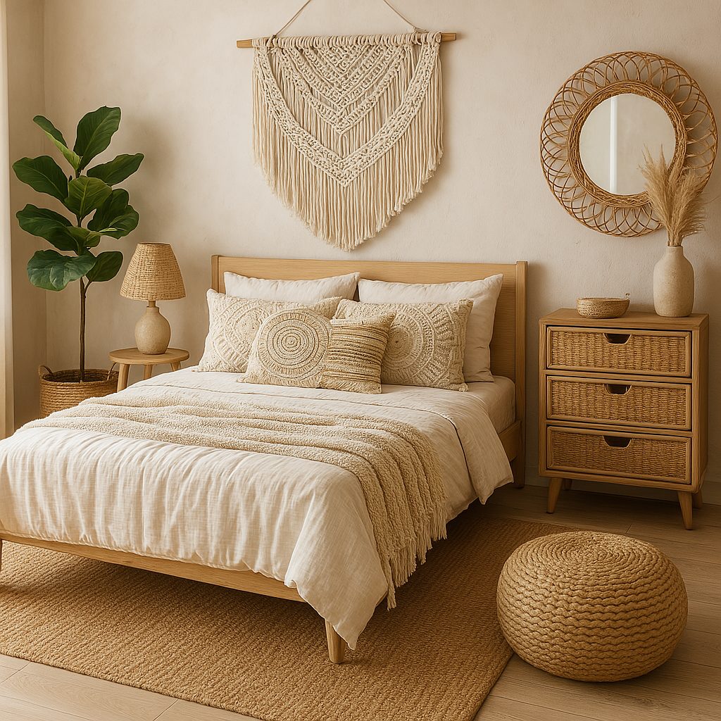 Natural Fibers and Woven Accents