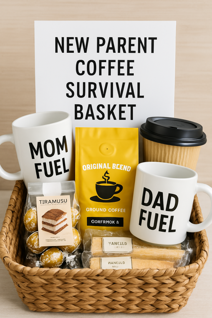 New Parent Coffee Survival Basket