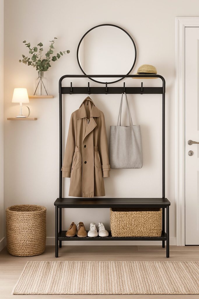 PINNIG Hat Rack with Shoe Shelf