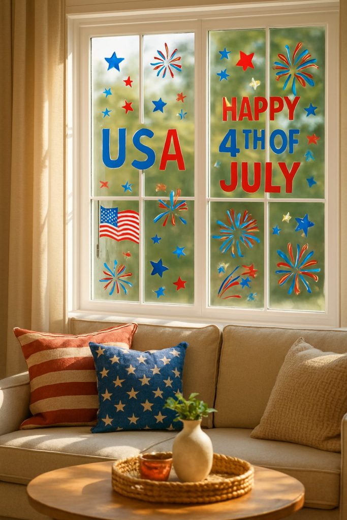 Patriotic Window Decals