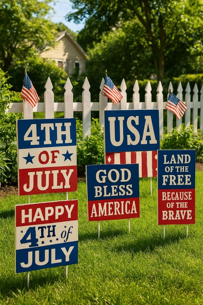 Patriotic Yard Signs