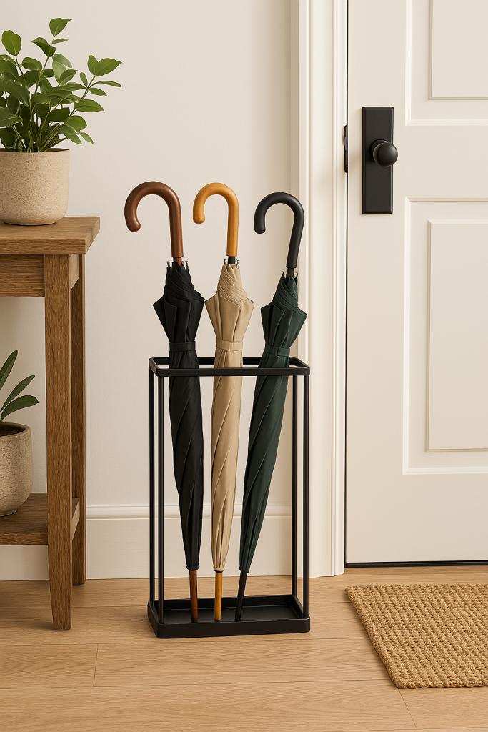Place an Umbrella Stand or Tray