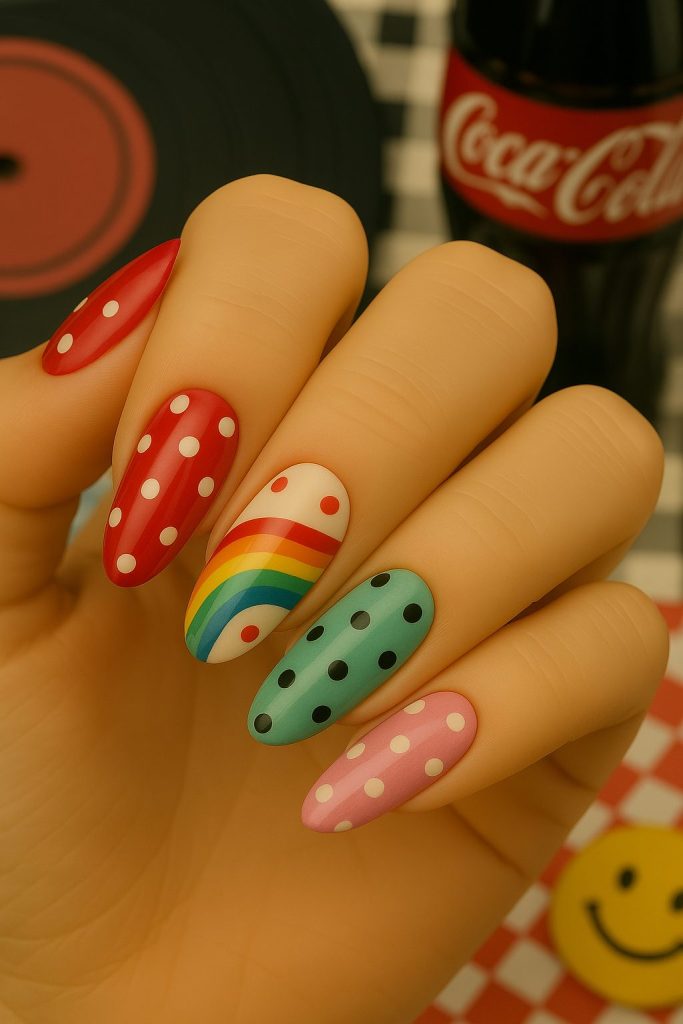Polka Dots for a Retro Look