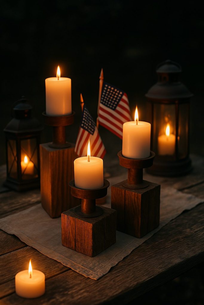 Rustic Candle Holders