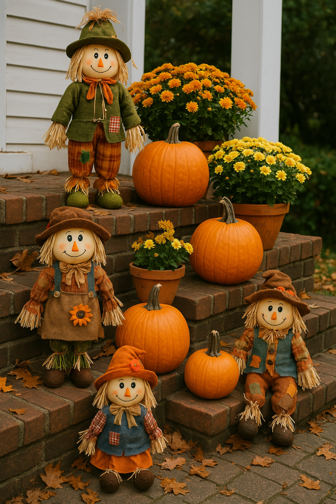 Scarecrows or Fall Figurines