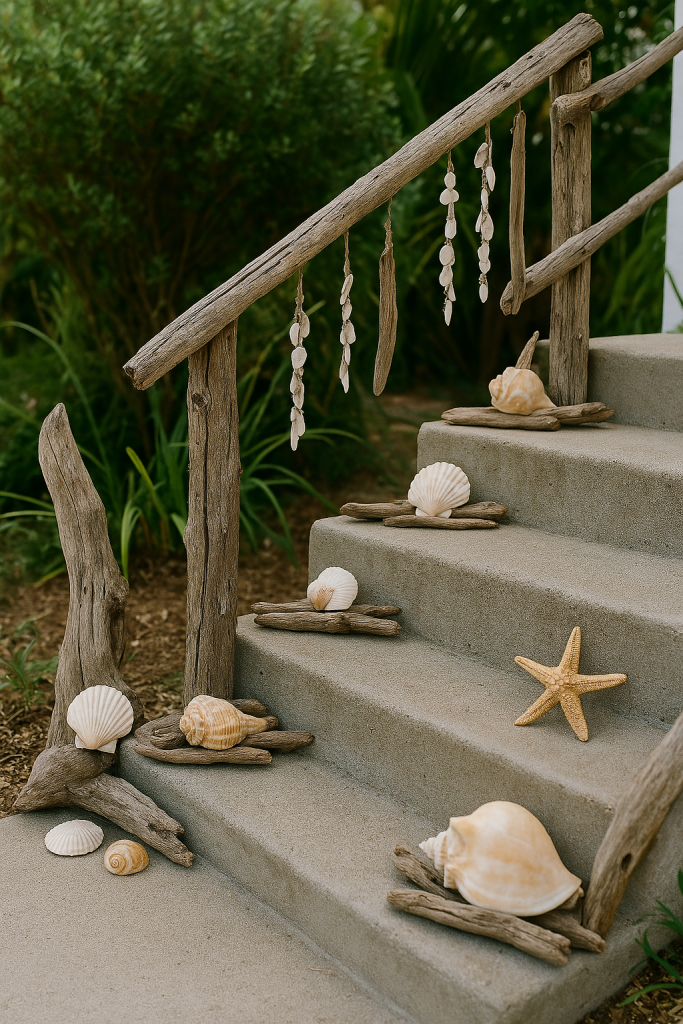 Seashell and Driftwood Decor