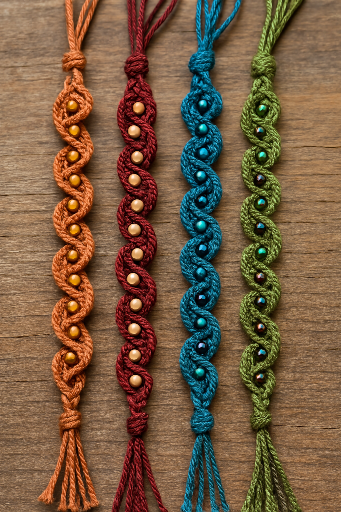 Serpent Braid with Beaded Spines