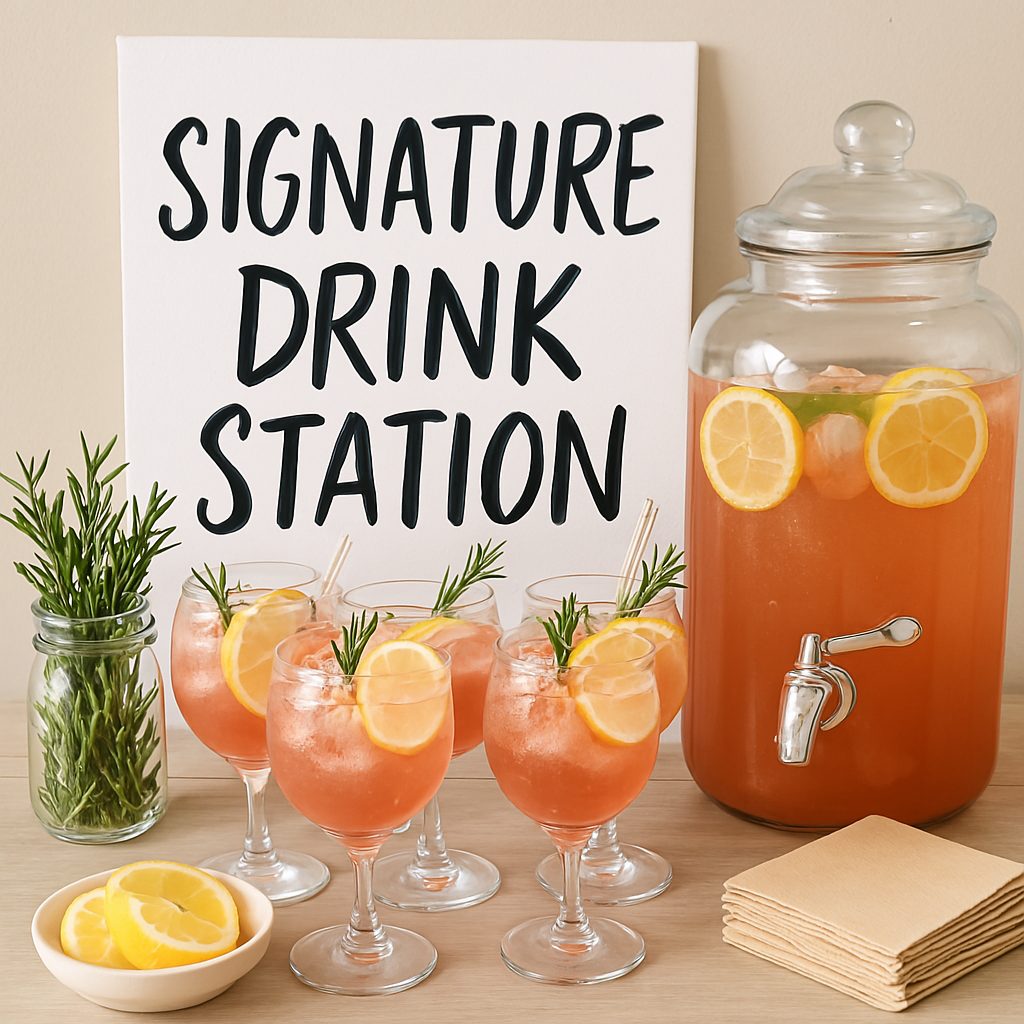 Signature Drink Station