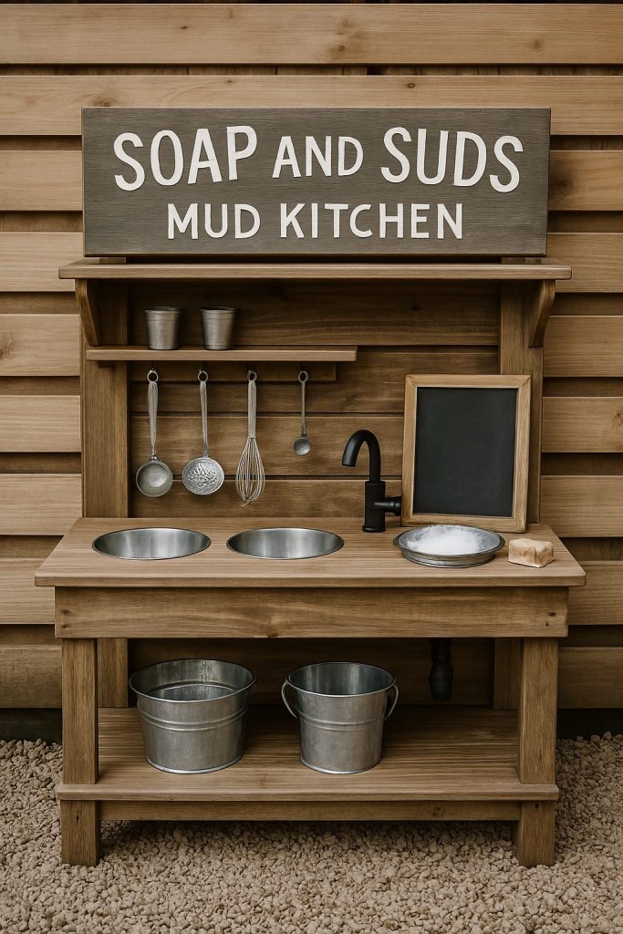 Soap and Suds Mud Kitchen