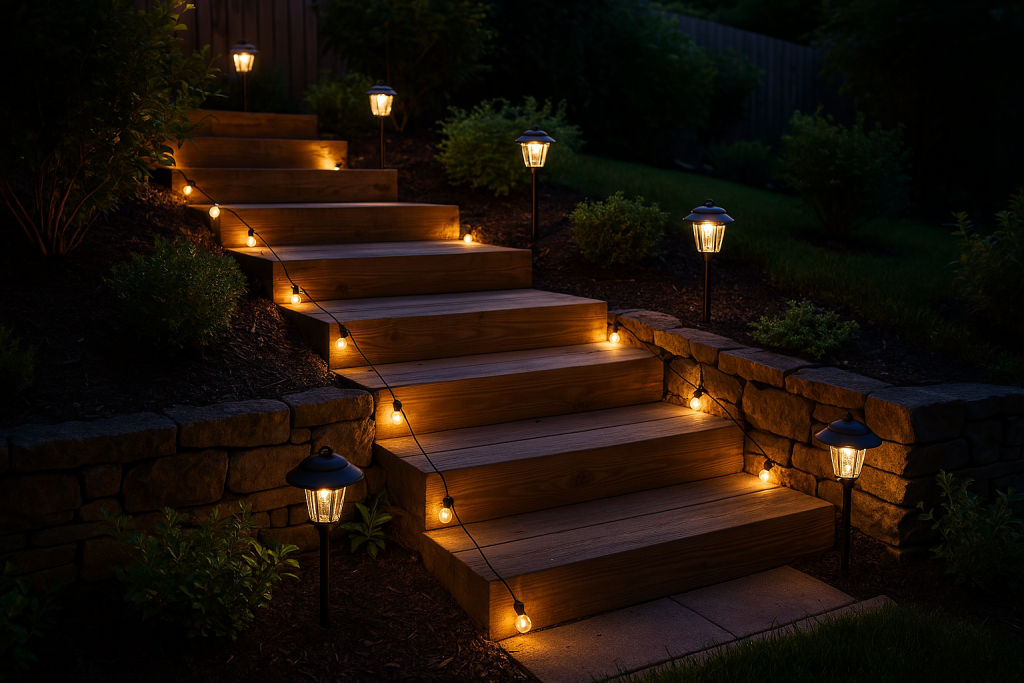 String Lights & Solar Path Lights