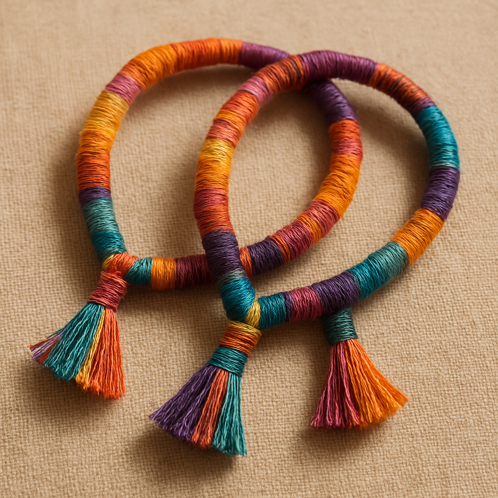 Sunset Tie-Dye Thread Wrap