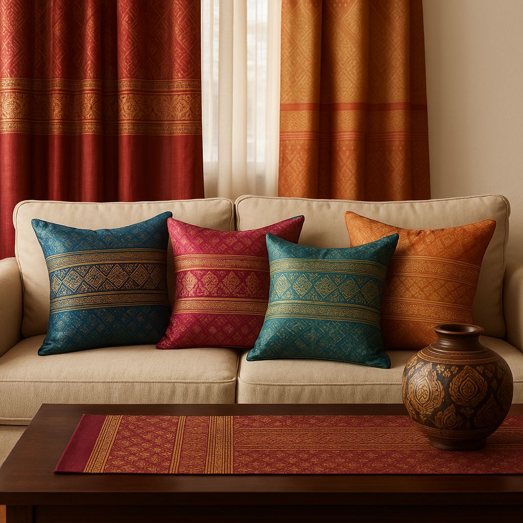 Thai Silk Curtains or Cushions