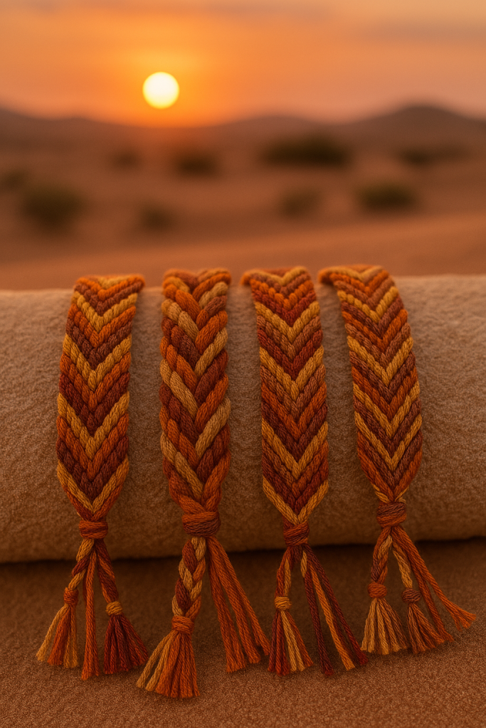 The Desert Sunset Braided Wrap