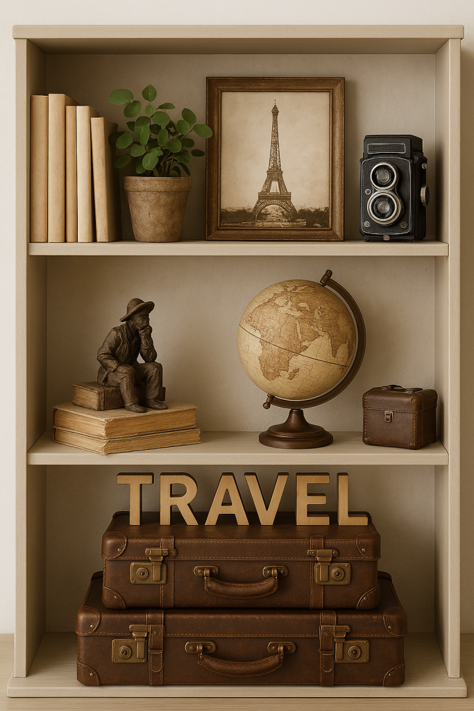 Themed Shelf Styling
