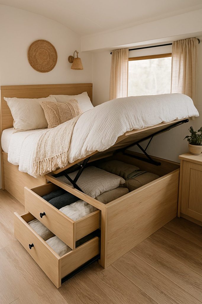 Under-Bed Drawers and Lift-Up Platforms