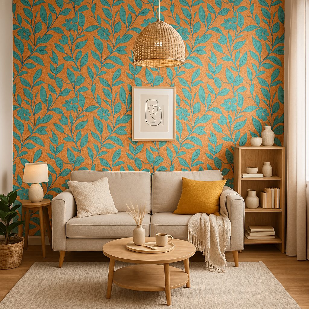 Use Peel-and-Stick Wallpaper