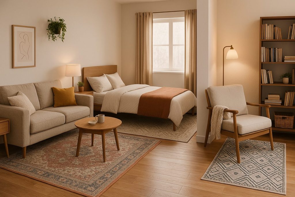 Use Rugs to Define Spaces