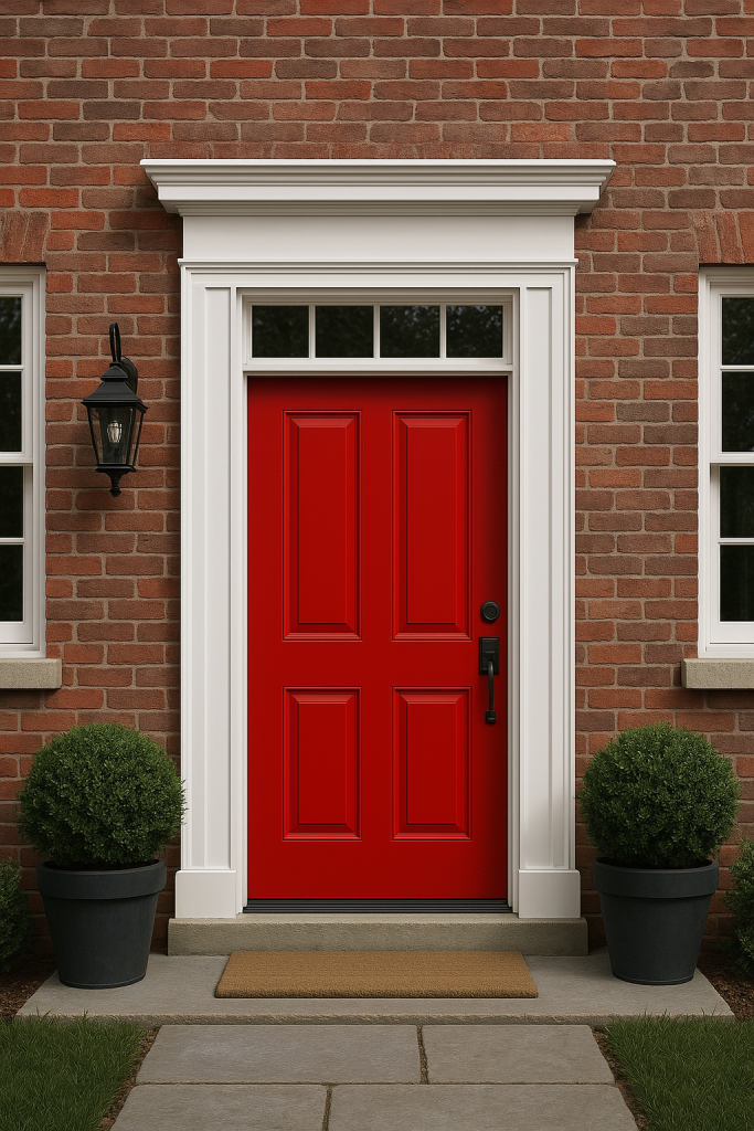 Use a Bold Front Door Color
