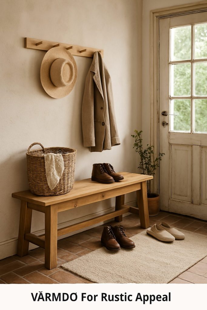 VÄRMDO Bench for Rustic Appeal