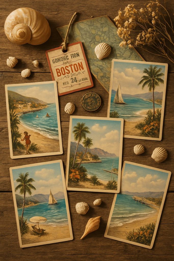 Vintage Summer Postcards & Travel Mementos