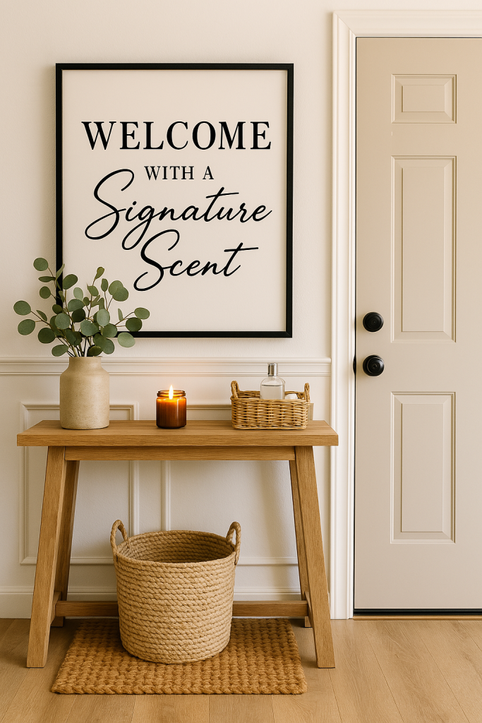  Welcome with a Signature Scent