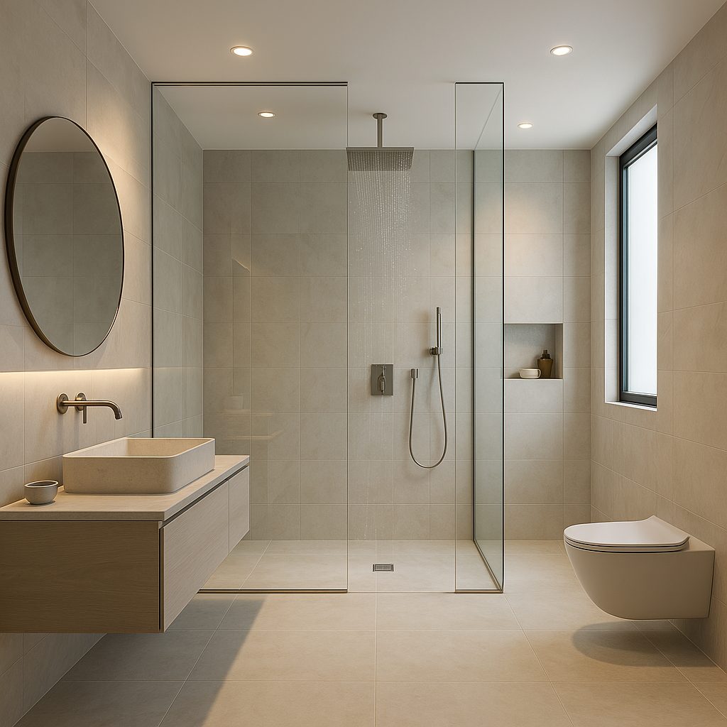 Wet Rooms and Open Concepts