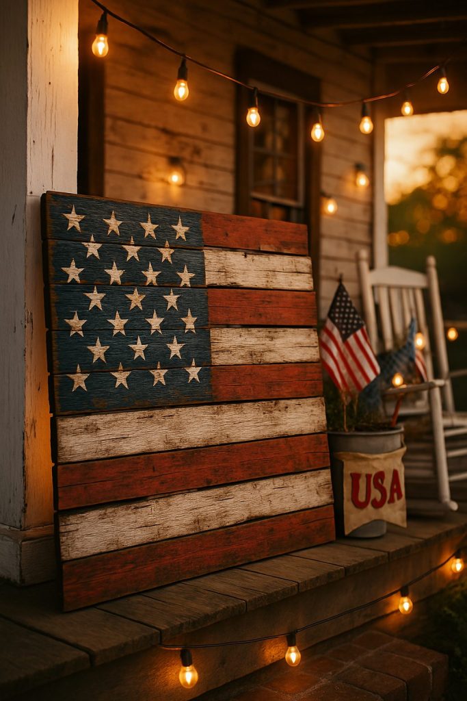 Wooden Pallet Flags