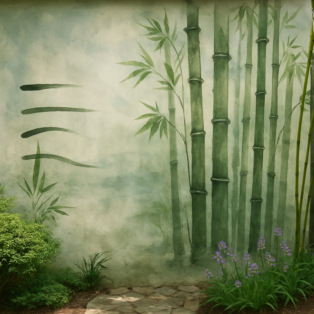 Zen Lines and Bamboo Washes