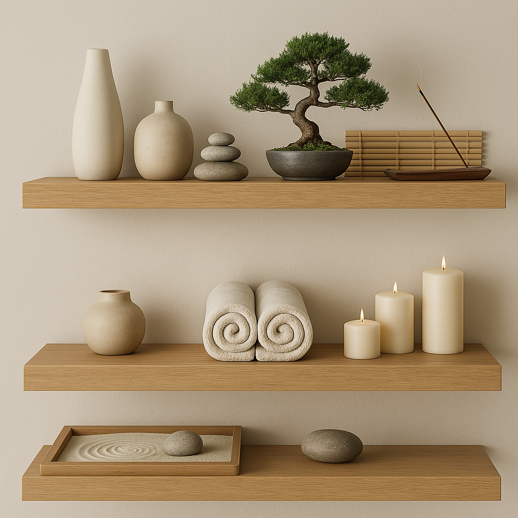 Zen and Minimalist Shelf Ideas
