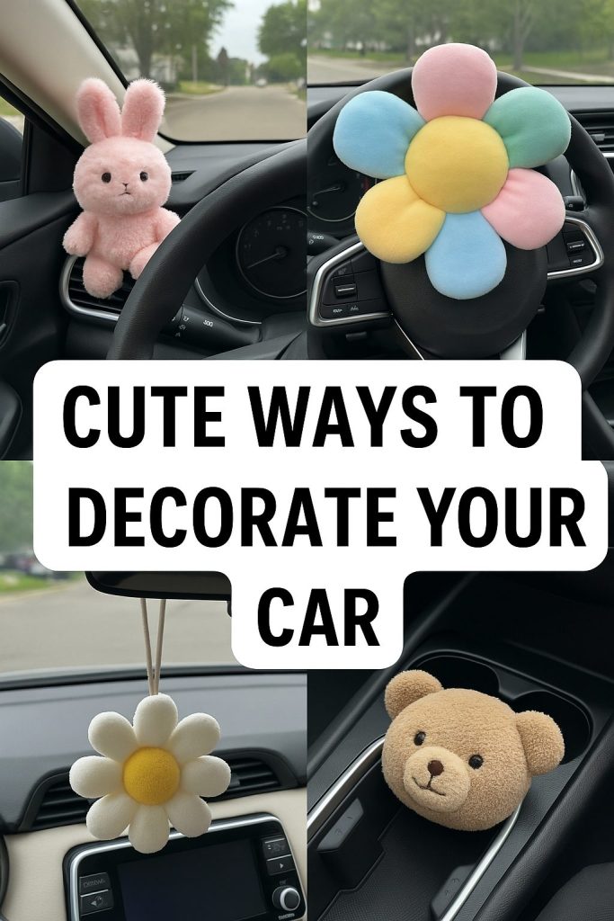 Cute ways to decorate your car